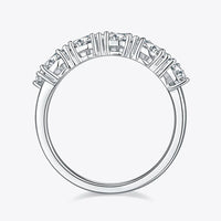 1 Carat Moissanite Half-Eternity Ring Alessia - Classic Women's Ring Velanci