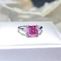 Platinum-Plated Moissanite Ring 3 Carat Giovanna - Brilliant Women's Ring Velanci