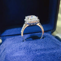 Ring Isabella - Moissanite Coastal Sparkle Sterling Silver Women's Ring Velanci
