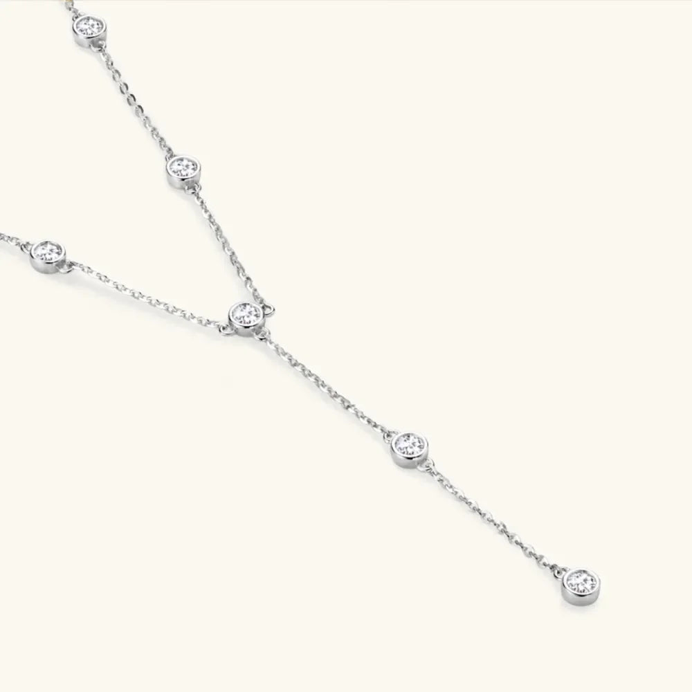 Moissanite Necklace - 1.1 Carat D Color VVS1 Sterling Silver Velanci