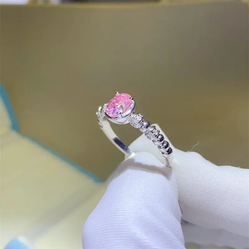 Ring Isabella - 1 Carat Moissanite Sterling Silver Women's Ring Velanci