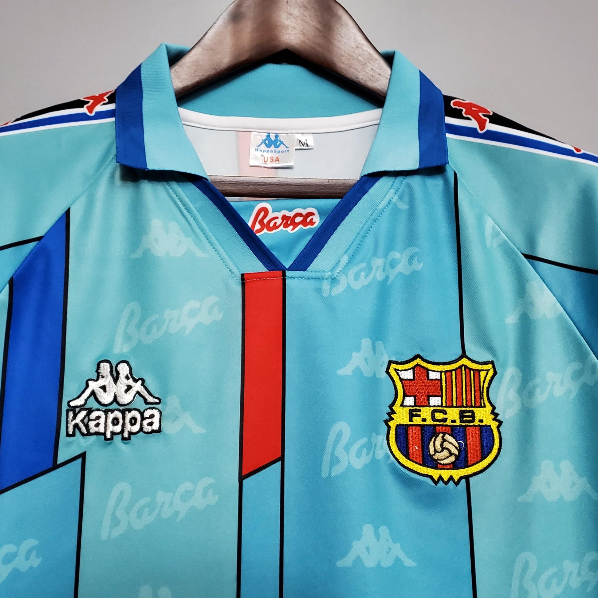 Barcelona Away Retro Shirt Jersey Blue 1996/1997 - Velanci