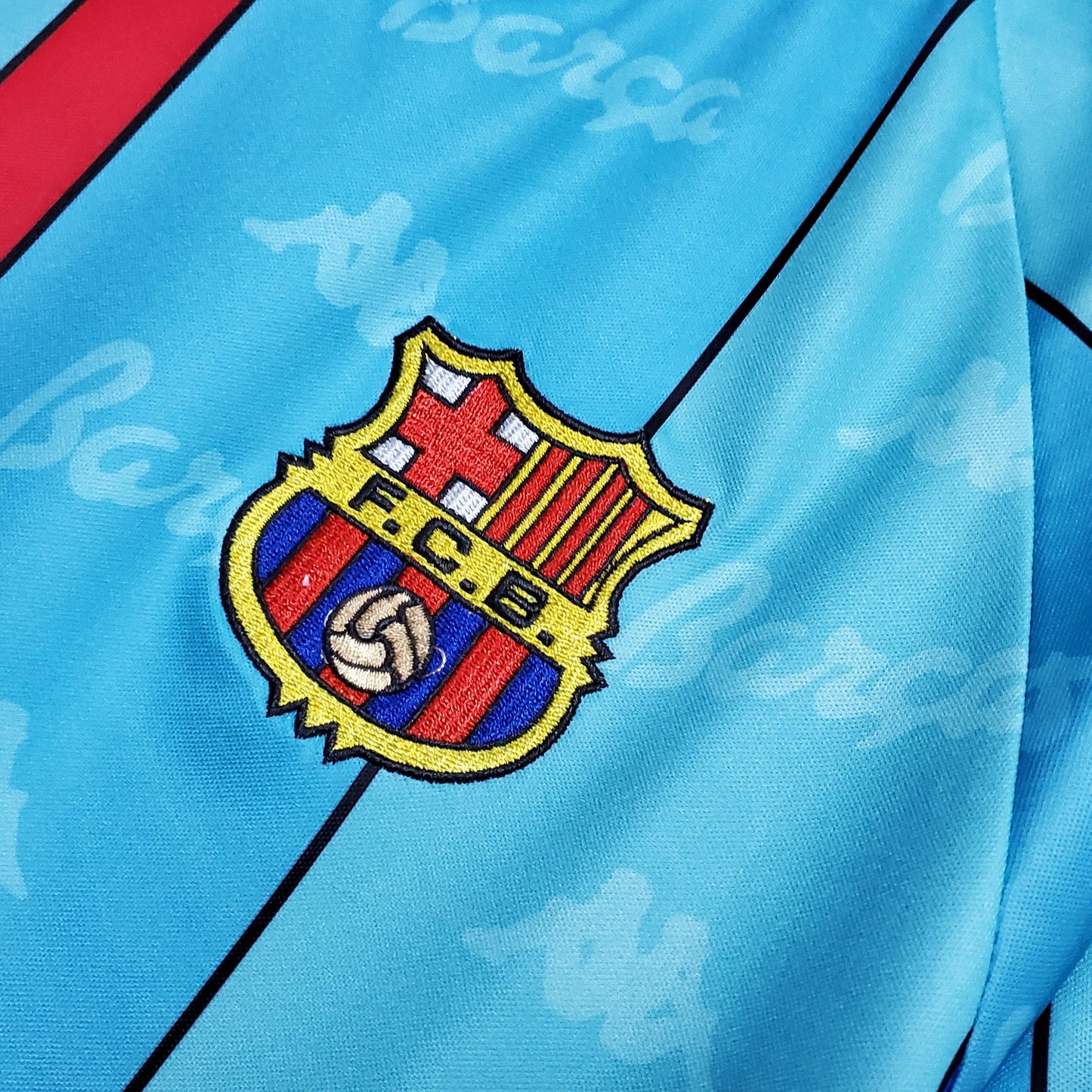 Barcelona Away Retro Shirt Jersey Blue 1996/1997 - Velanci