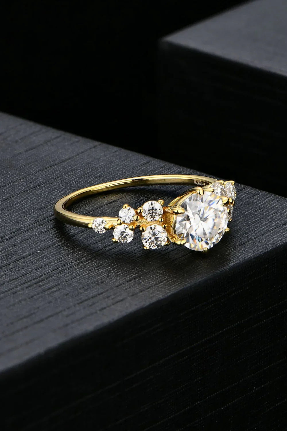 1 Carat Moissanite Ring Isabella - Coastal Sparkle Shine Women's Ring Velanci
