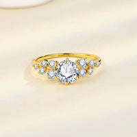 1 Carat Moissanite Ring Isabella - Coastal Sparkle Shine Women's Ring Velanci