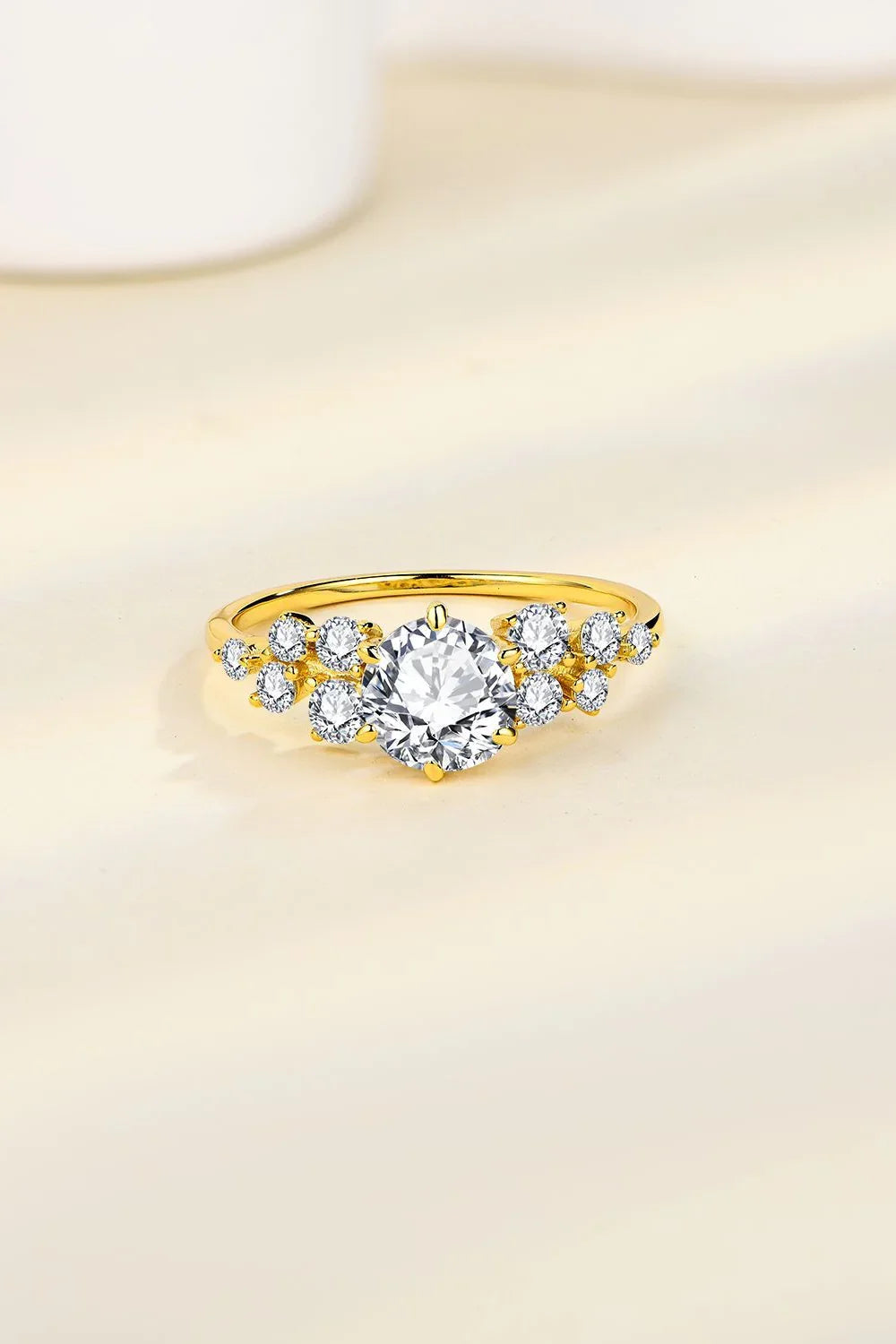 1 Carat Moissanite Ring Isabella - Coastal Sparkle Shine Women's Ring Velanci