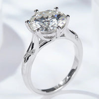 Ring Giovanna - 5 Carat Moissanite Solitaire Shine Women's Ring Velanci