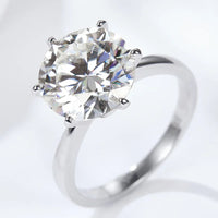 Ring Isabella - 5 Carat Moissanite Solitaire Shine Women's Ring Velanci