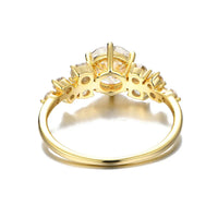 1 Carat Moissanite Ring Isabella - Coastal Sparkle Shine Women's Ring Velanci