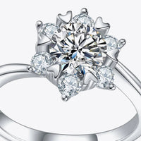 Ring Giovanna - 1ct Moissanite Radiant Shine Center Stone Women's Ring Velanci