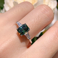2 Carat Moissanite Ring Isabella - Bezel-Set Sparkle Women's Ring Velanci