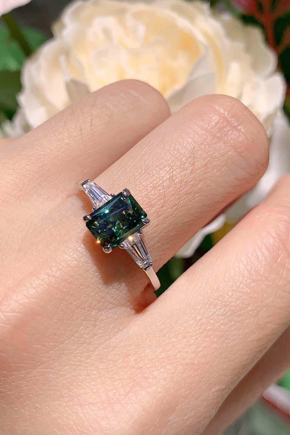2 Carat Moissanite Ring Isabella - Bezel-Set Sparkle Women's Ring Velanci