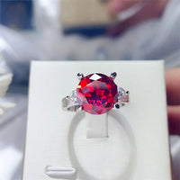 Anello Argento Moissanite Giovanna - Radiant Shine Women's Ring Velanci