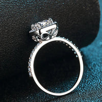 Square Moissanite Ring Giulia - Crisp Brilliance Shine Women's Ring Velanci