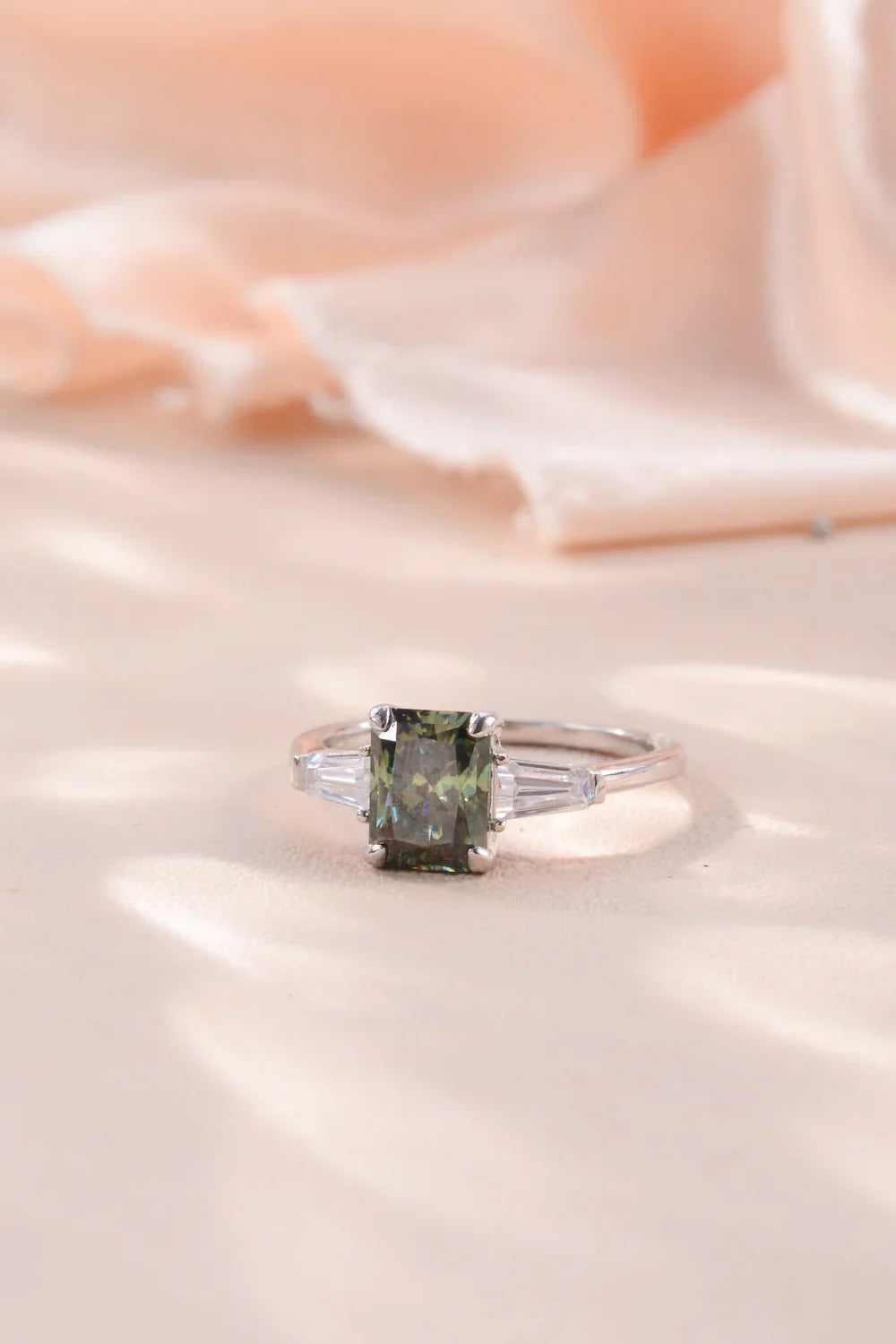 2 Carat Moissanite Ring Isabella - Bezel-Set Sparkle Women's Ring Velanci