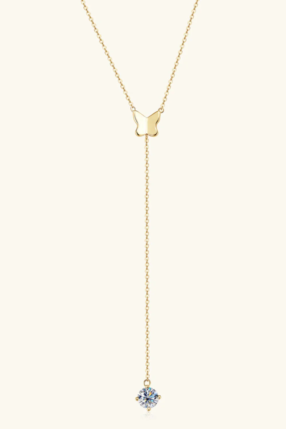1 Carat Moissanite Necklace - Sterling Silver Sparkle Velanci