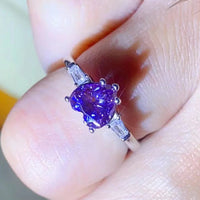 1 Carat Moissanite Heart Ring Alessandra - Coastal Elegance Women's Ring Velanci
