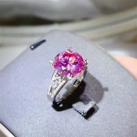 5 Carat Moissanite Ring Giulia - Coastal Sparkle Gleam Women's Ring Velanci