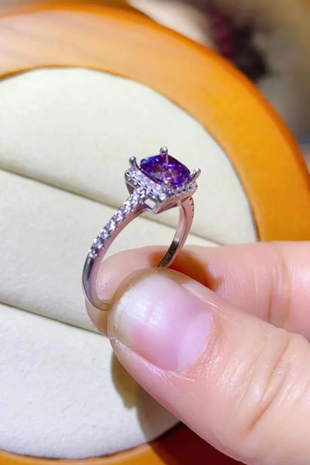 1 Carat Moissanite Ring Giovanna - Coastal Sparkle Women's Ring Velanci