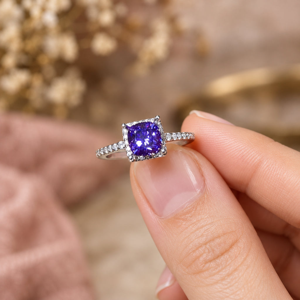 1 Carat Moissanite Ring Giovanna - Coastal Sparkle Women's Ring Velanci