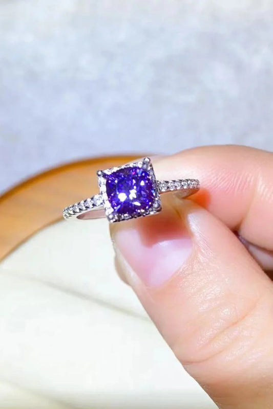 1 Carat Moissanite Ring Giovanna - Coastal Sparkle Women's Ring Velanci