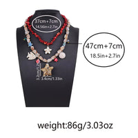 Shell Necklace - Gold-Plated Boho Beach Charm Adjustable Velanci