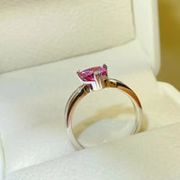 Ring Chiara - 1 Carat Moissanite Sterling Silver Sparkle Women's Ring Velanci