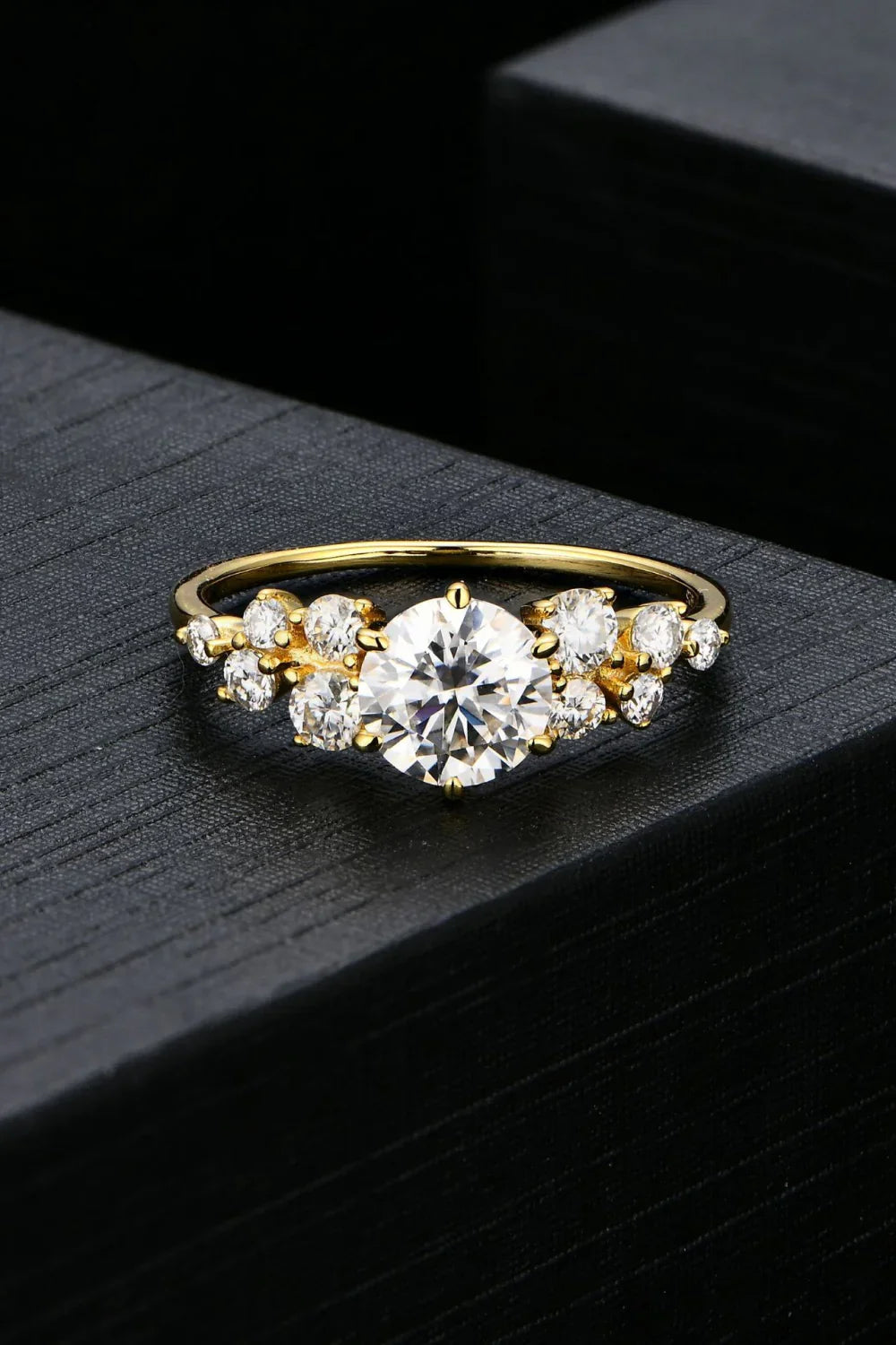 1 Carat Moissanite Ring Isabella - Coastal Sparkle Shine Women's Ring Velanci