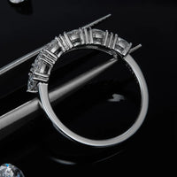 1 Carat Moissanite Half-Eternity Ring Alessia - Classic Women's Ring Velanci