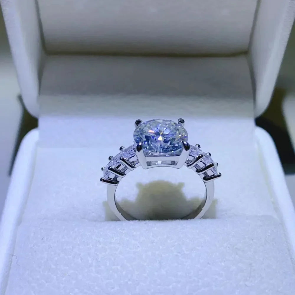 3 Carat Lab-Created Moissanite Ring Giada - Coastal Shine Women's Ring Velanci