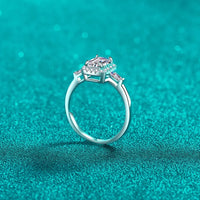 Timeless Solitaire Ring Giulia - 1ct Moissanite 925 Silver Women's Ring Velanci