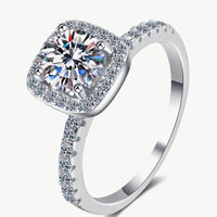 Square Moissanite Ring Giulia - Crisp Brilliance Shine Women's Ring Velanci