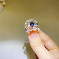 Moissanite Ring Amelia - Dazzling 1ct Sterling Silver Women's Ring Velanci