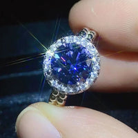 Ring Isabella - 2ct Moissanite, Platinum-Plated Elegance Women's Ring Velanci