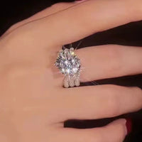 Three-Layer Ring Isabella - 3-Carat Moissanite Brilliance Women's Ring Velanci