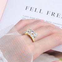 Moissanite Ring Giulia - Minimalist Coastal Shine 925 Silver Women's Ring Velanci