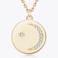Moissanite Round Sterling Silver Necklace - All-Day Comfort Velanci