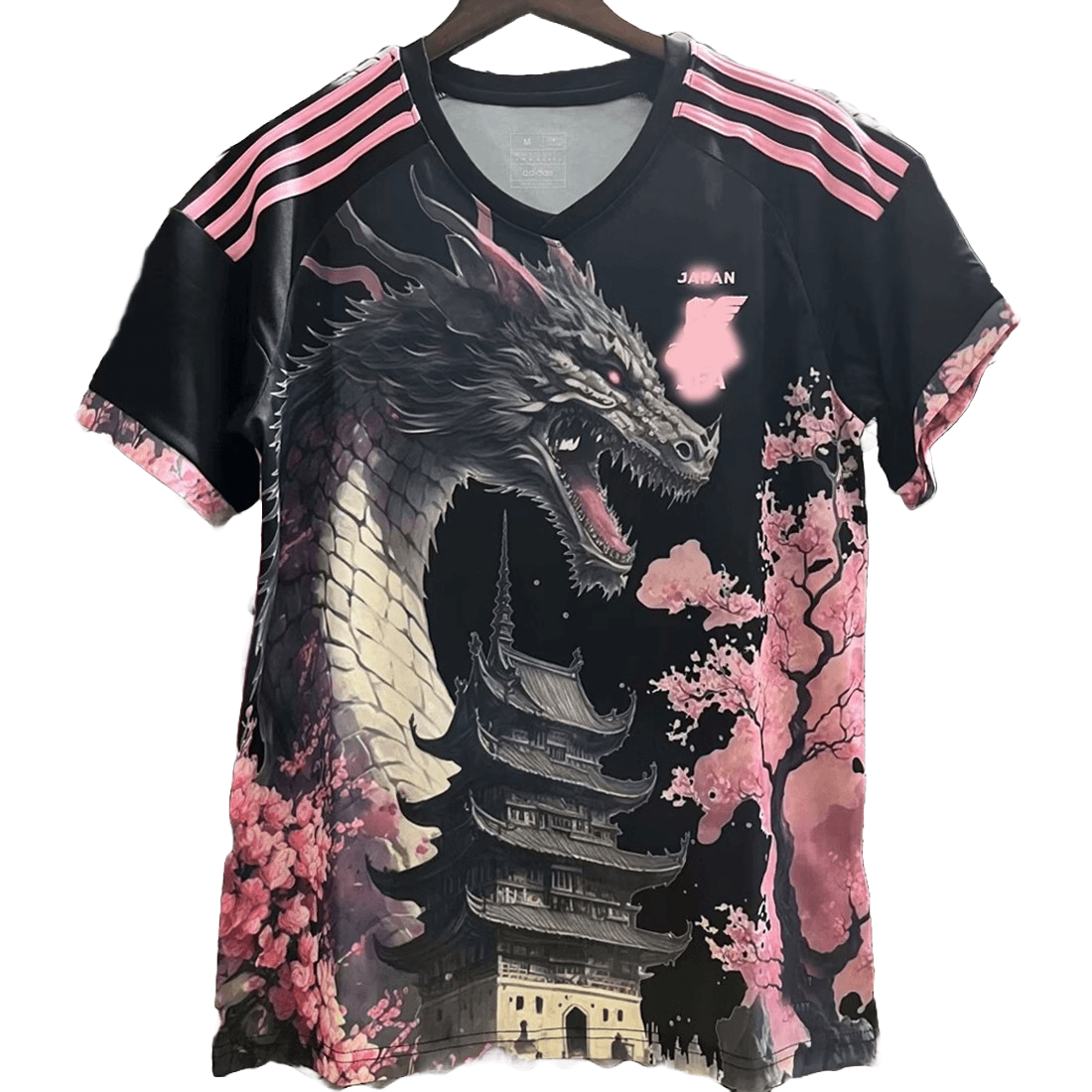 Japan Jersey Dragon Special Kit Black Pink 2024 - Velanci