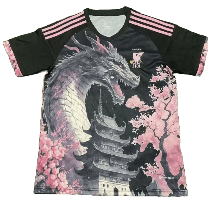 Japan Jersey Dragon Special Kit Black Pink 2024 - Velanci