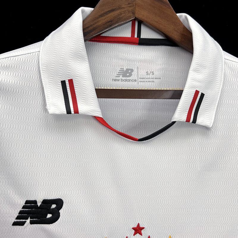 Sao Paulo Home Jersey Shirt White 2024/2025 - Velanci