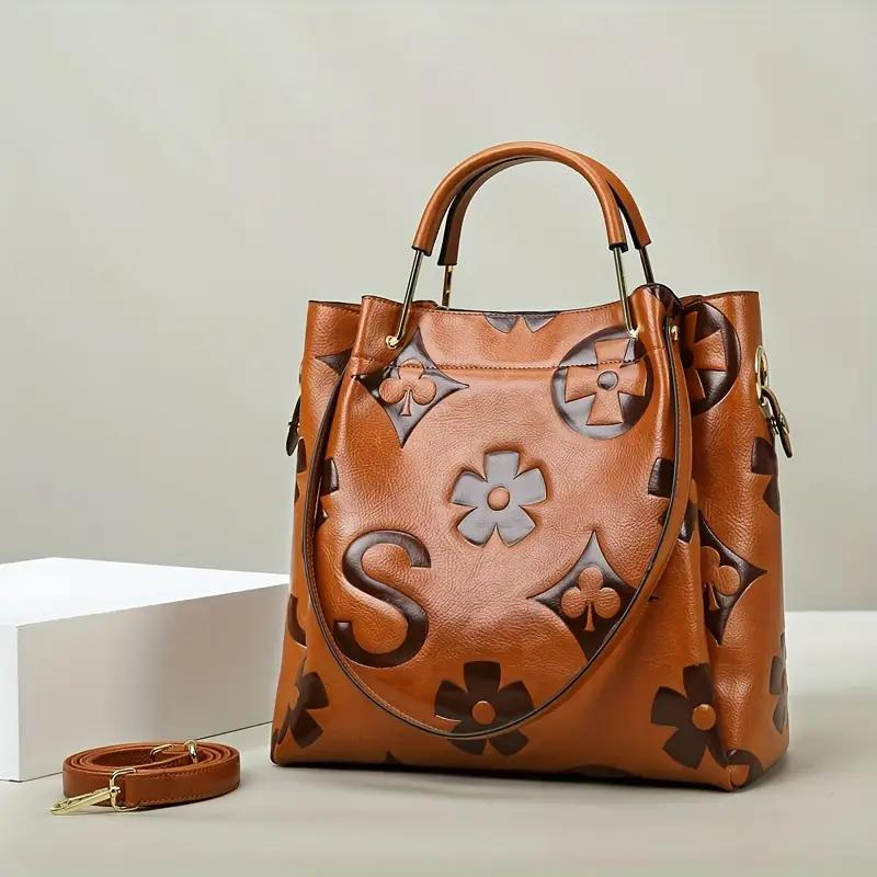 Velanci Rosaline Luxe Leather Tote Bag