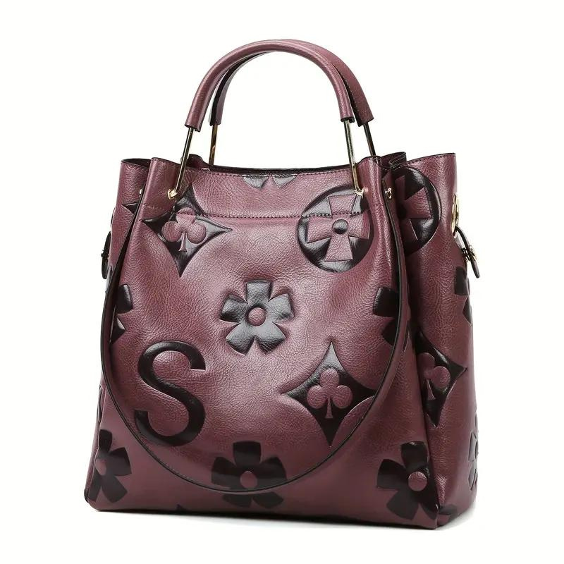 Velanci Rosaline Luxe Leather Tote Bag