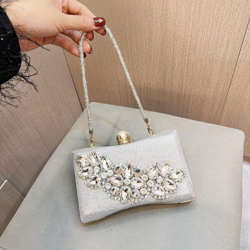 Velanci Serena Diamond Clutch: Elegance Redefined